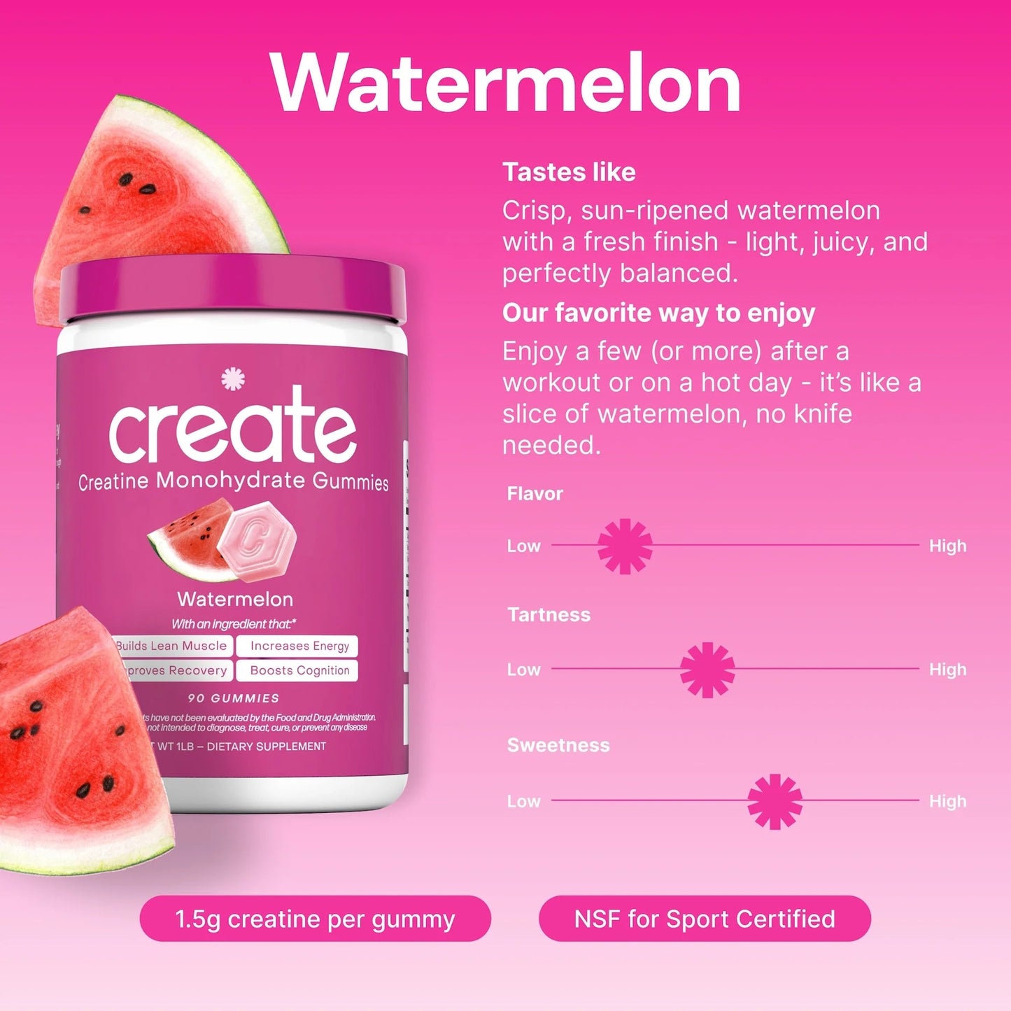 Core-Creatine Monohydrate Gummies 90 Count