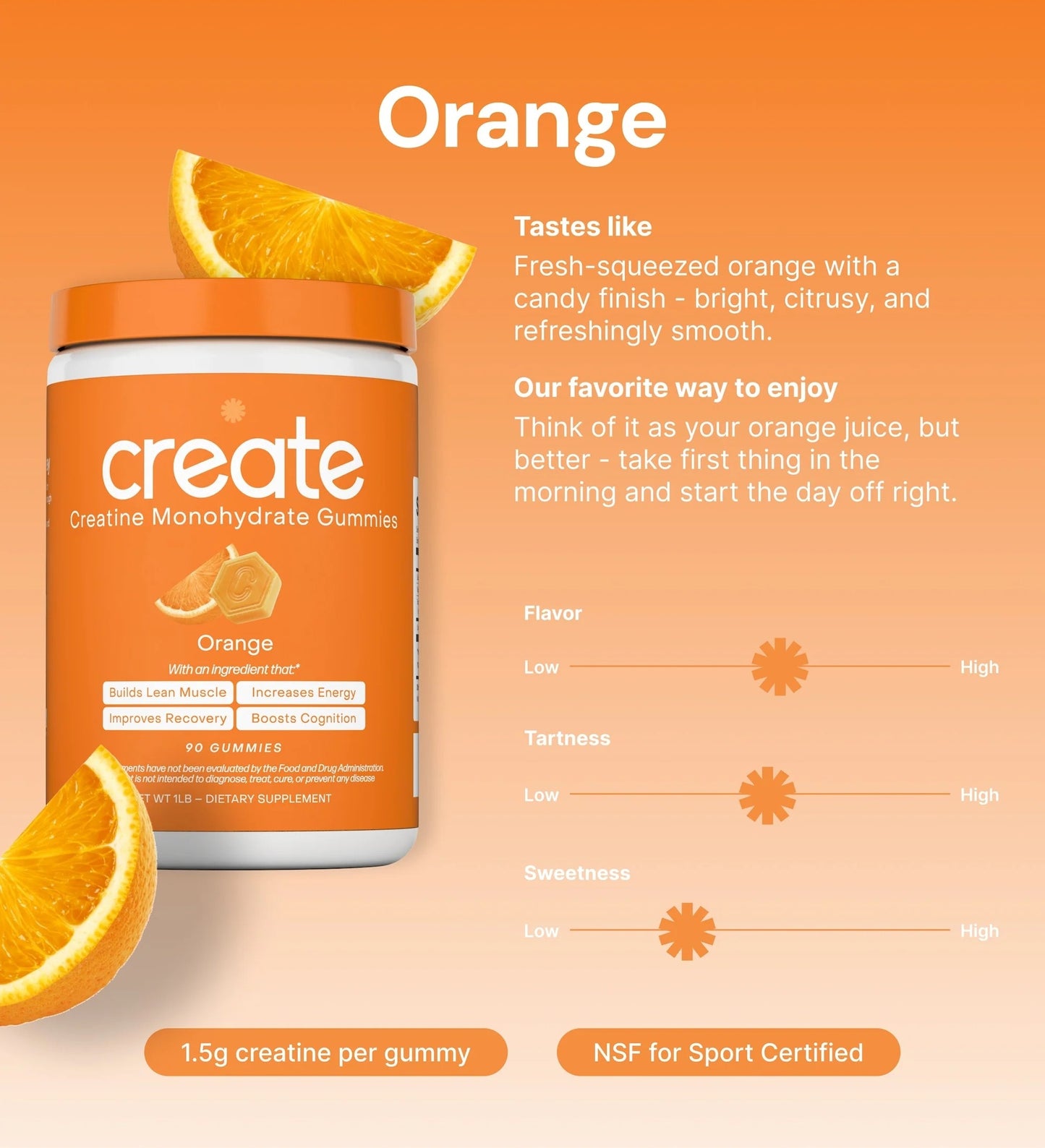 Core-Creatine Monohydrate Gummies 90 Count