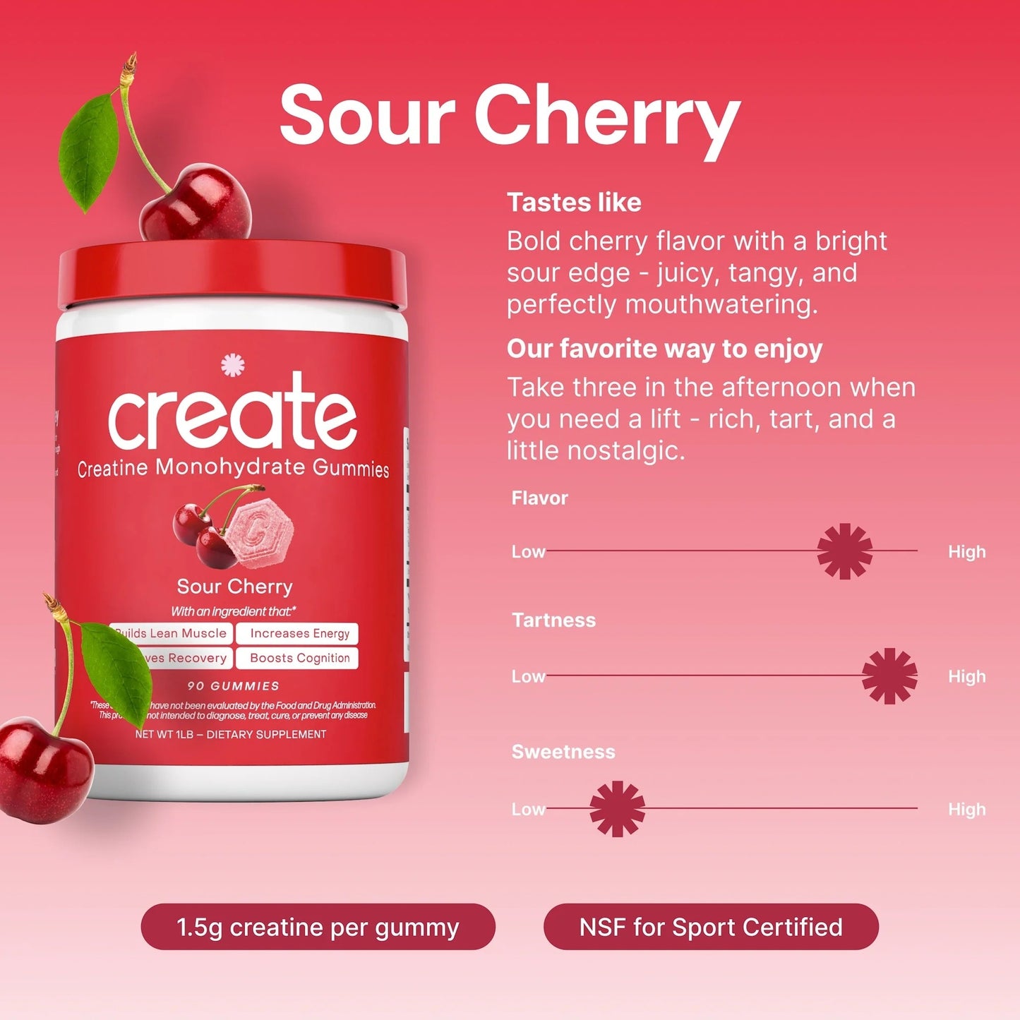 Core-Creatine Monohydrate Gummies 90 Count