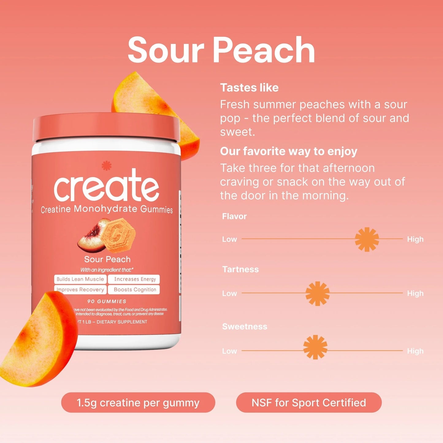 Core-Creatine Monohydrate Gummies 90 Count