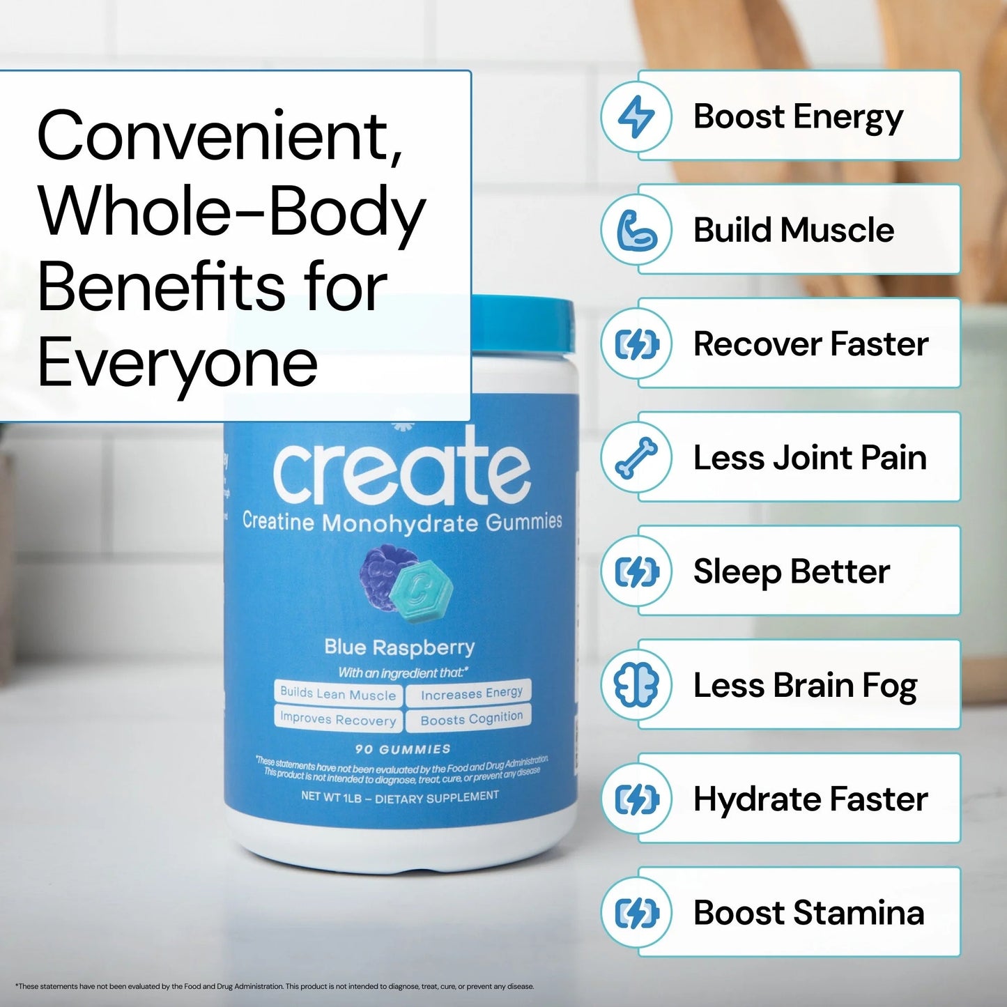 Core-Creatine Monohydrate Gummies 90 Count